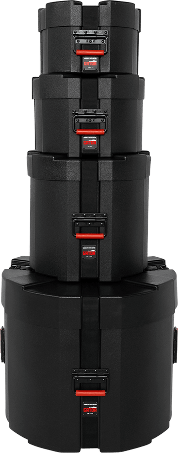 Set Geformter Etuis Für Fusion-Schlagzeug 20"