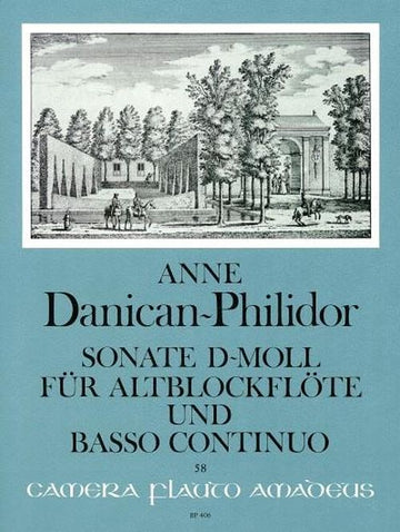 DANICAN-philidor Anne - Sonate in d-Moll für Altblockflöte und Basso continuo