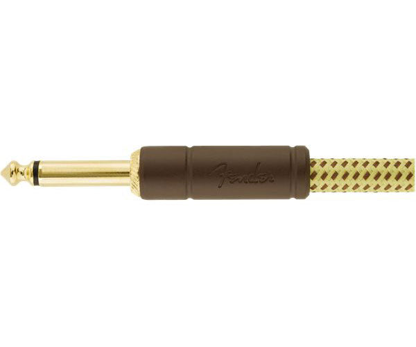 DELUXE INSTRUMENT CABLE STRAIGHT/ANGLE 10' TWEED
