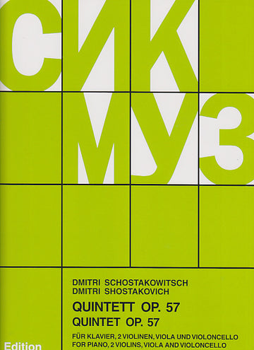 Chostakovitch D. - Quintette Avec Piano Op. 57