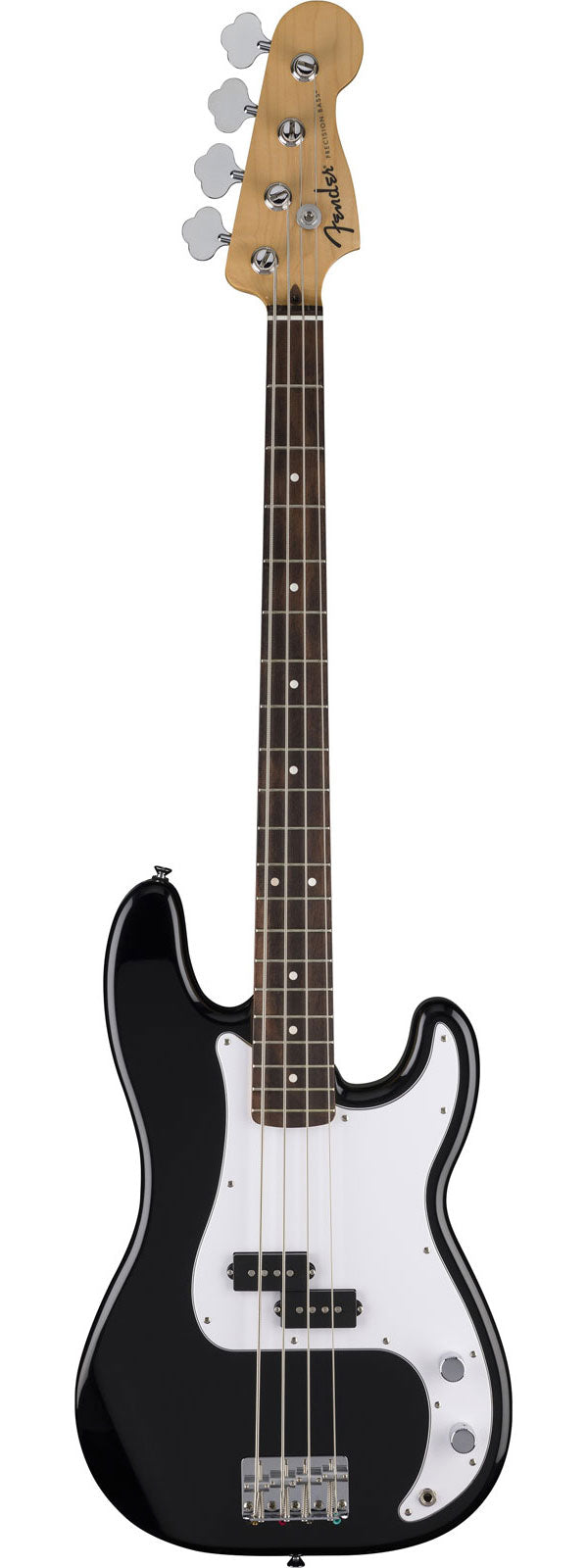 Standard Precision Bass LRL White Pickguard Black