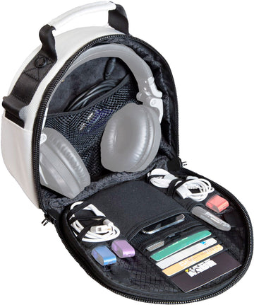 Weiße Kopfhörertasche