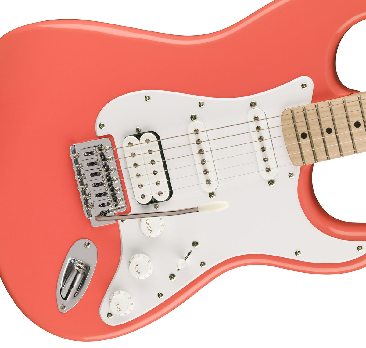 Stratocaster HSS Sonic Mn Tahitianisches Korallenrot