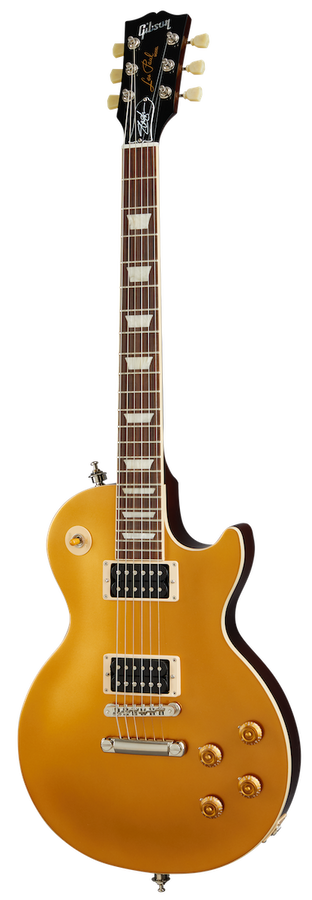 Les Paul Standard Signature Slash "Victoria" Goldtop Dark Back