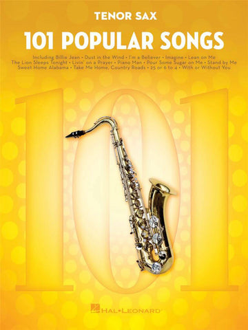 101 Popular Songs Tenorsaxophon