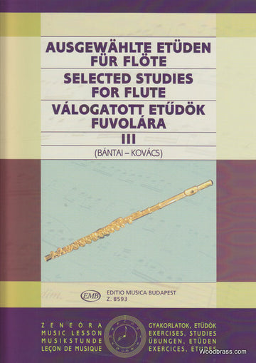 Bantai / Kovacs - Selected Studies Flute Vol.3 - Flute