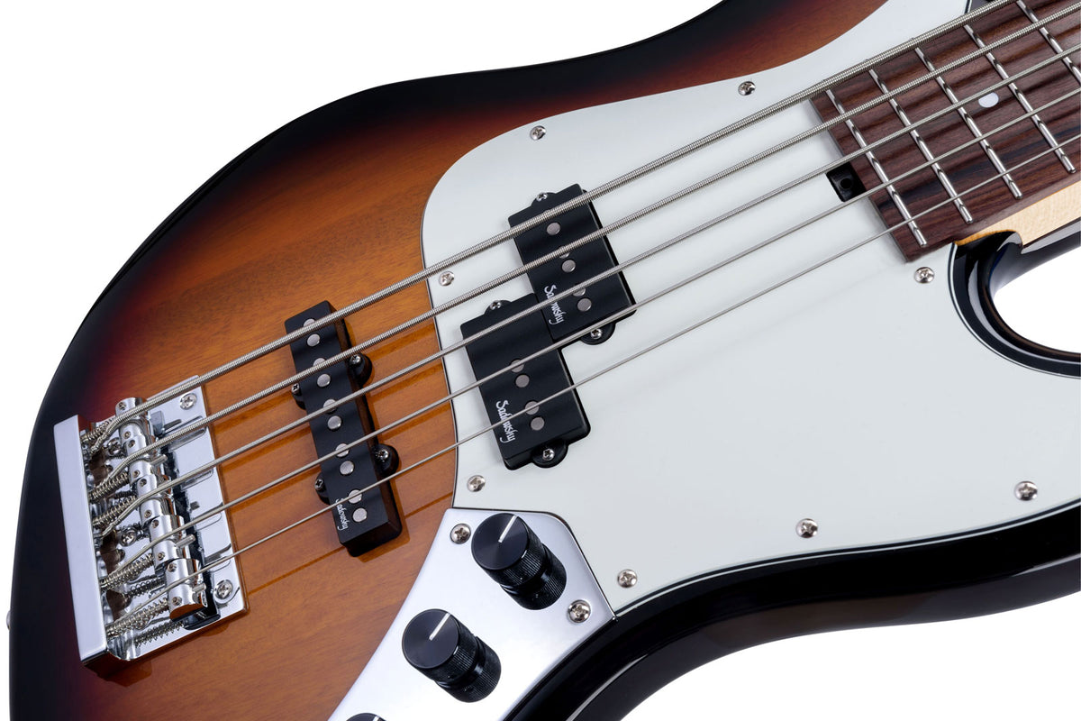 Metroexpress 21 Hybrid Pj 5 String - Tobacco Burst,Rosewood