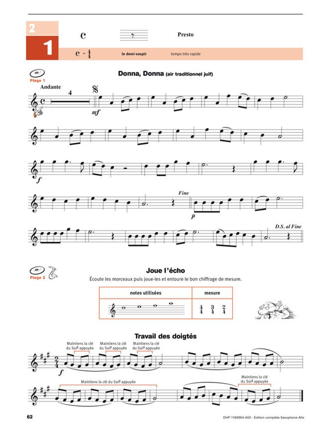 Écouter Lire Et Jouer Édition Complète Saxophone Alto