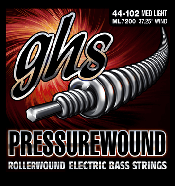 ML7200 PRESSUREWOUND FILE 12 ROND MEDIUM LIGHT SET !44-58-80-102