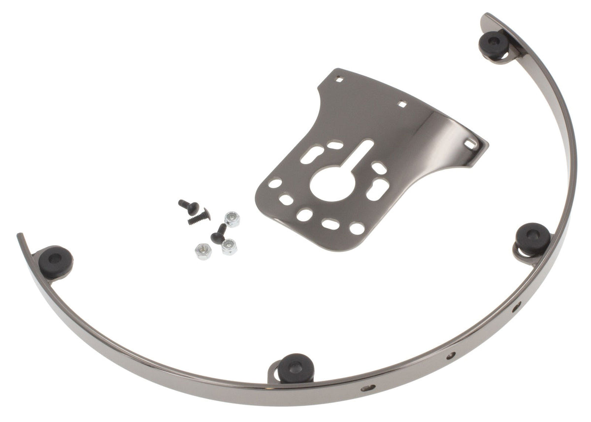 SPT-UN-12-6-BK BLACK 12" 6 HOLES RIMS TOM SUSPENSION UNIVERSAL PLATE