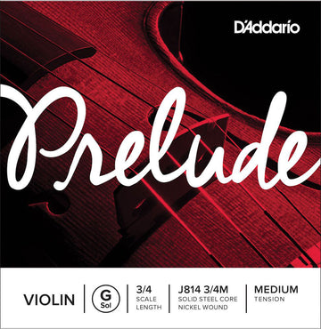 SINGLE STRING (G) FOR VIOLIN PRELUDE NECK 3/4 TENSION MEDIUM