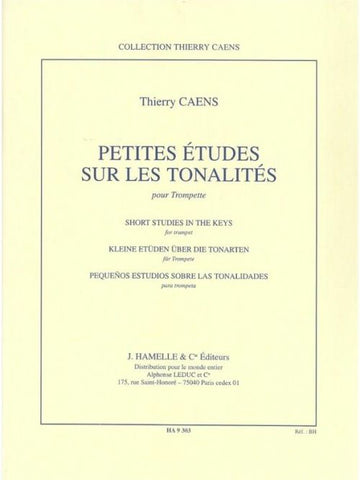 Petites Études Sur Les Tonalités Trompette - Caens