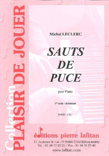 LECLERC MICHEL - SAUTS DE PUCE - PIANO