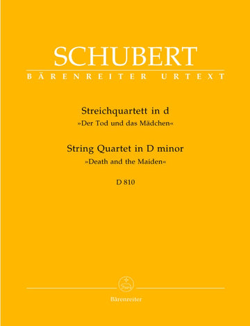 Schubert F. - Quatuor A Cordes "la Jeune Fille et La Mort" En Re Mineur D 810
