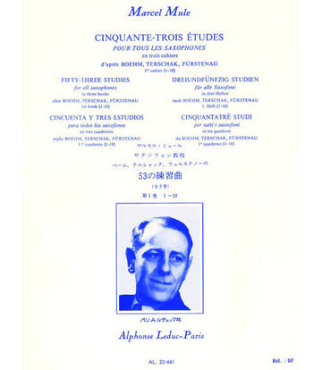 Mule M. - 53 Etudes D Apres Boehm Terschack Et Furstenau Volume 1 - Saxophone