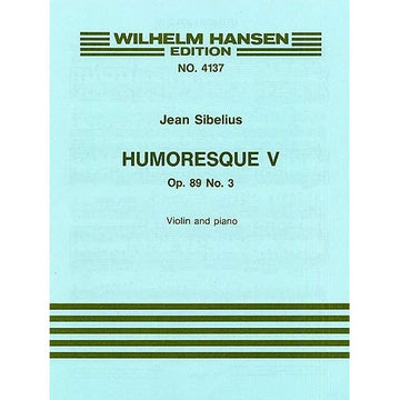 Humoresque No.5 Op.89 No.3