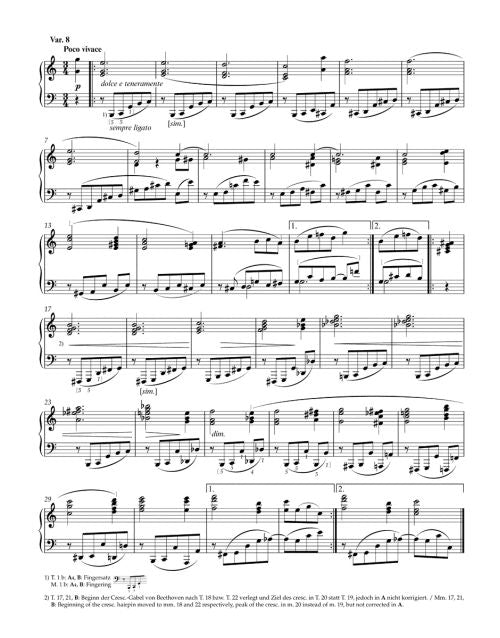 Beethoven L.V. - 33 Variations On A Waltz Op.120 - Piano
