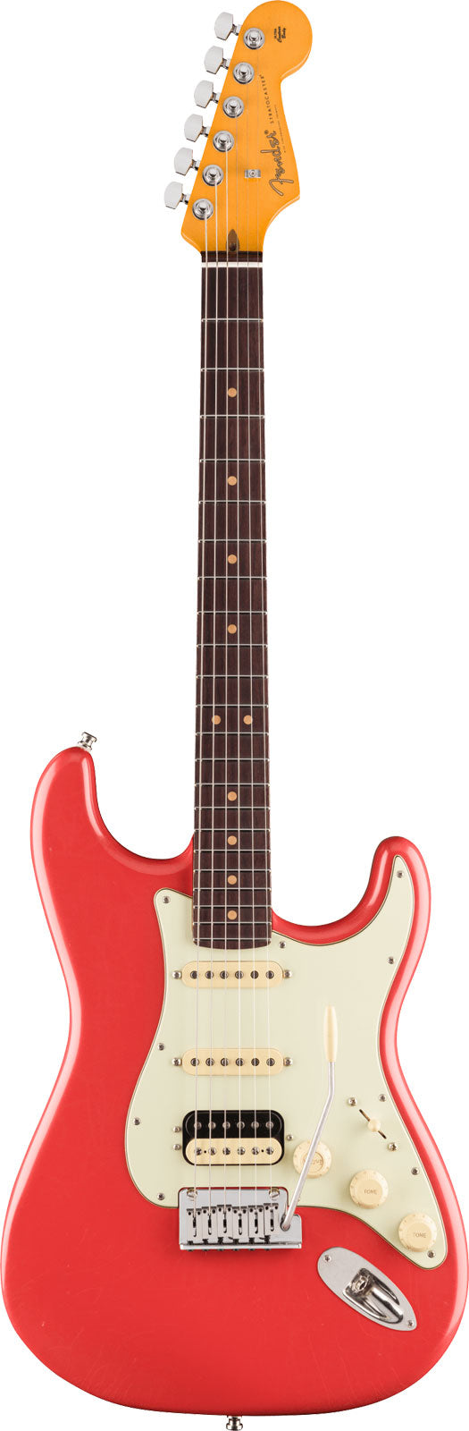 Stratocaster '60s American Ultra Luxe Vintage HSS RW Fiesta-Rot