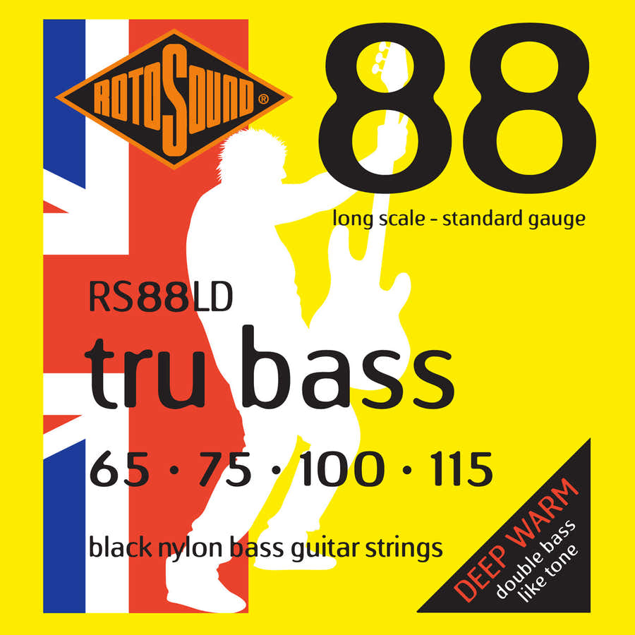 Tru Bass 88 RS88LD Schwarz Nylon Flachdrahtsaiten 65115