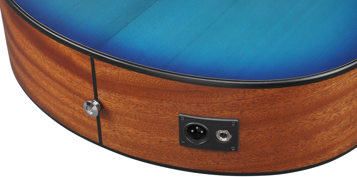 AAM50ce Saphirblauer Burst offenporig