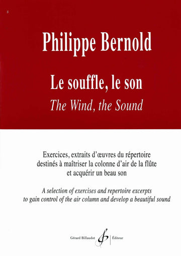 BERNOLD PH. - LE SOUFFLE LE SON - FLUTE