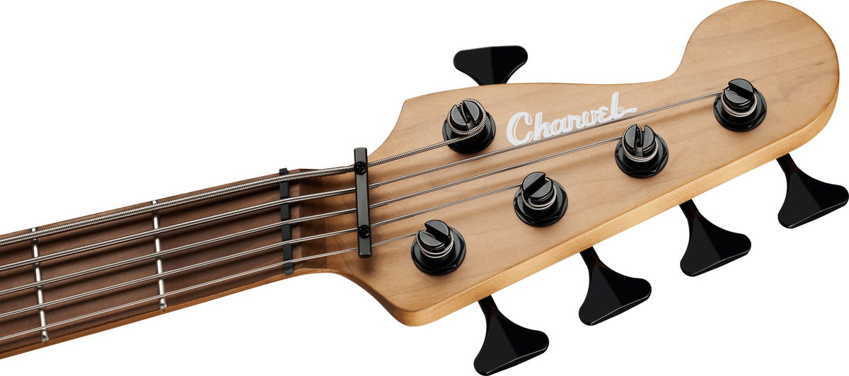 Sleep Token III Signature Pro-Mod San Dimas Bass V, Karamellisiertes MN Schwarz