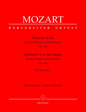 Mozart W.a. - Concerto N°1 En Mib Majeur KV 365 (316a) - 2 Pianos
