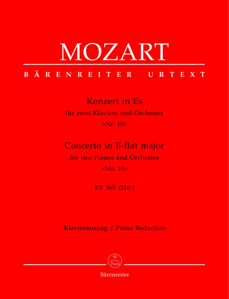 Mozart W.a. - Concerto N°1 En Mib Majeur KV 365 (316a) - 2 Pianos