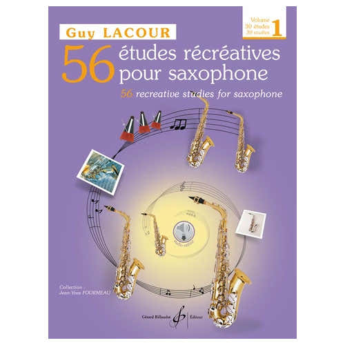56 Études Récréatives Vol.1 Saxophon - Lacour