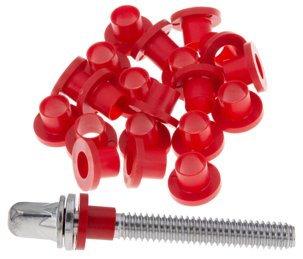 TRW50R - NYLON TENSION ROD WASHERS - RED (X50)