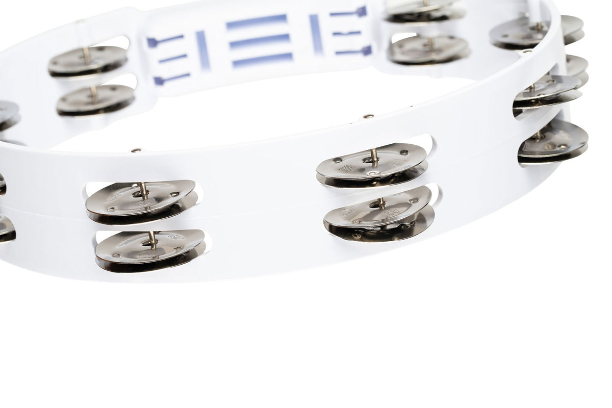 Tambourin ABS Weiß 25CM 1R Cymb