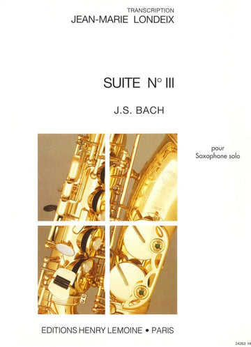 Bach - Suite No.3 - Saxophone Solo
