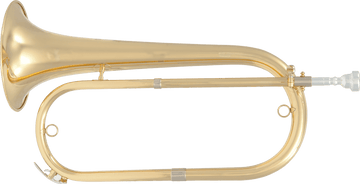 Naturbugle in B♭ – Lackiertes Messing – Mit Gigbag