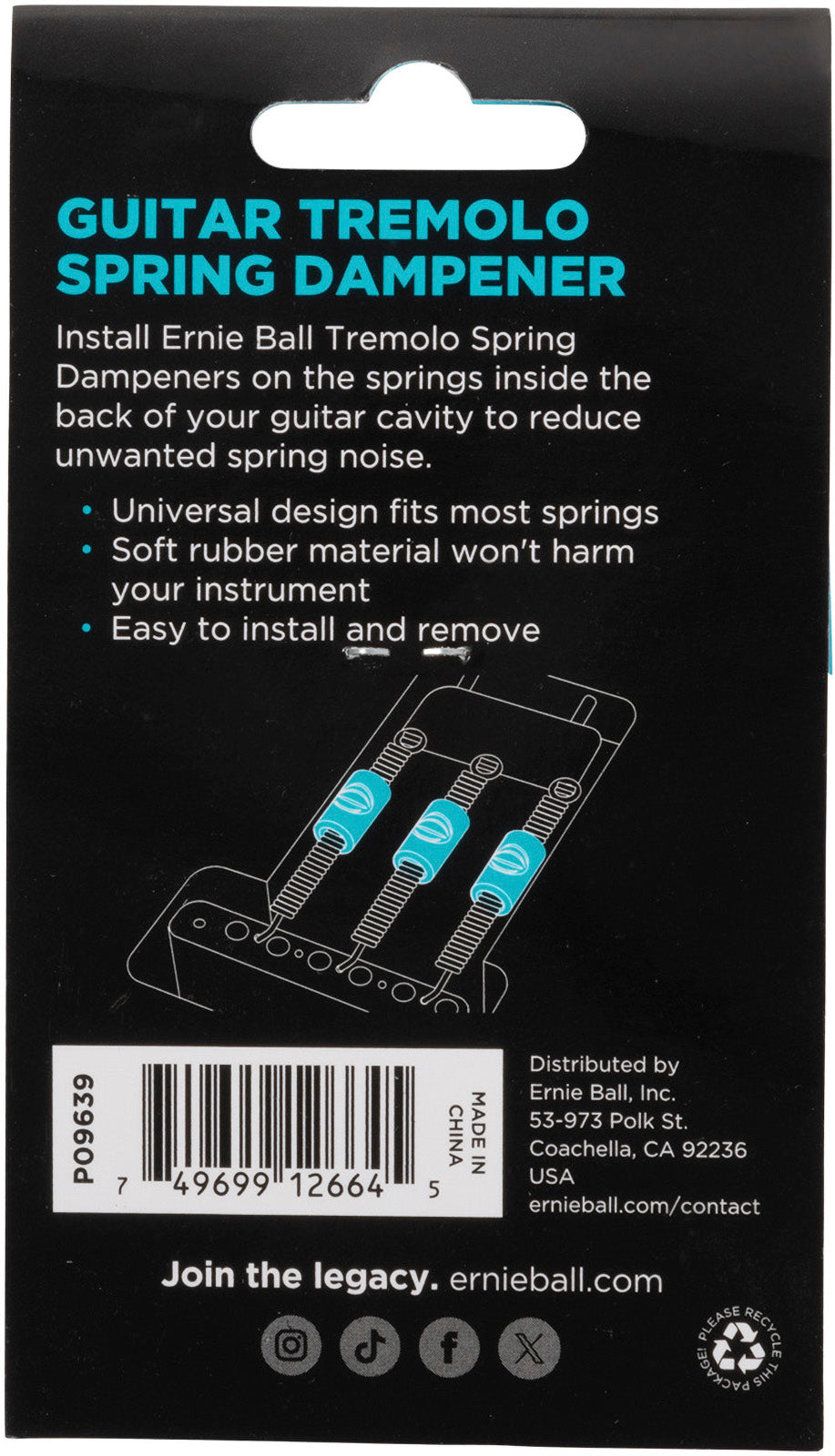 Dampener For Vibrato Springs