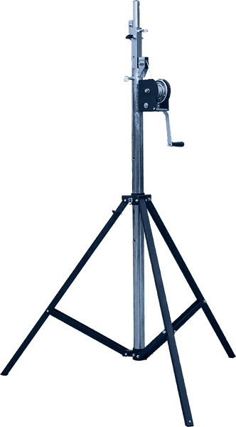 Quiklok SLS15 LIGHT STAND WITH CRANK BLACK/CHROME