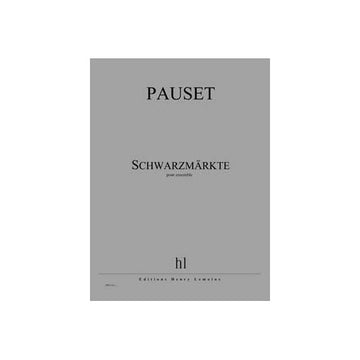 PAUSET BRICE - SCHWARTZMARKT - CONDUCTEUR