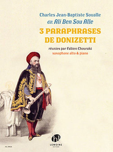 Soualle Charles J.B. - 3 Donizetti-Paraphrasen - Altsaxophon & Klavier
