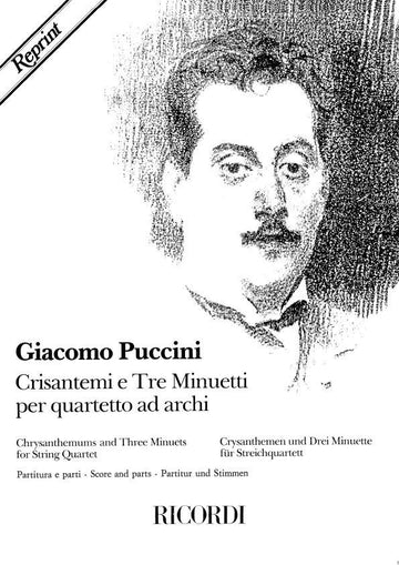 PUCCINI G. - CRISANTEMI E 3 MINUETTI - QUATUOR A CORDES