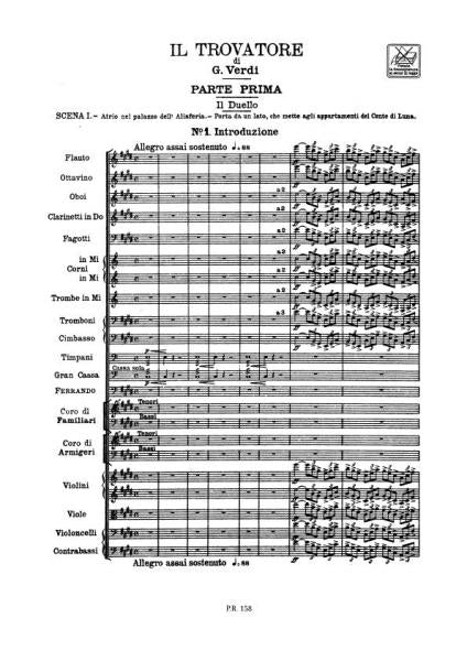 VERDI G. - TROVATORE - CONDUCTEUR