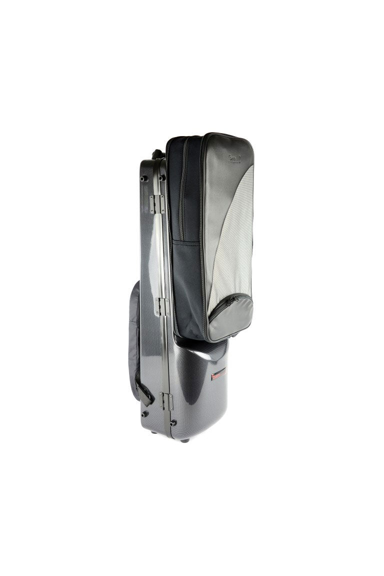 Bassklarinetten-Etui in C Hightech + Etui 2 Klarinetten B/A - Schwarz Carbon