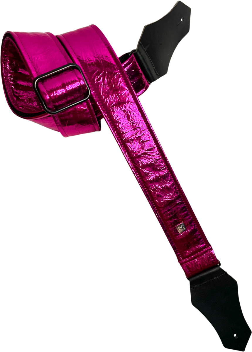 Distressed Vernice Fuchsia