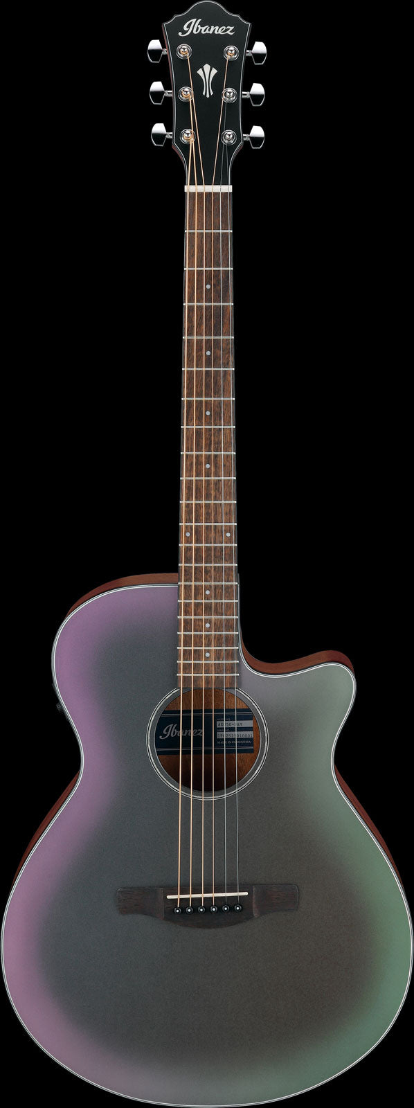 AEG50-BAM Schwarzer Aurora-Burst matt