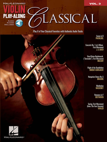 VIOLIN PLAY ALONG VOL.3 - CLASSICAL + AUDIO TRACKS