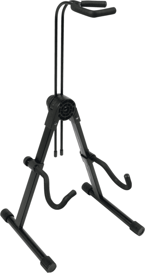 QL791 ELECTRIC GUITAR/BASS STAND ADJUSTABLE BLACK