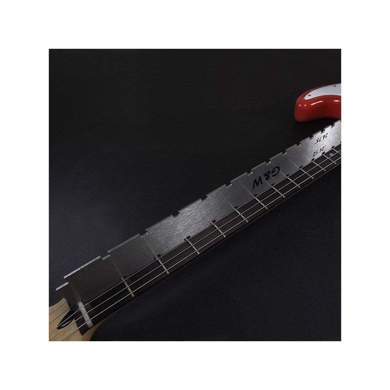 GEKERBTES ABRICHTLINEAL FÜR GITARRE MENSUR 24.75"/25.50"