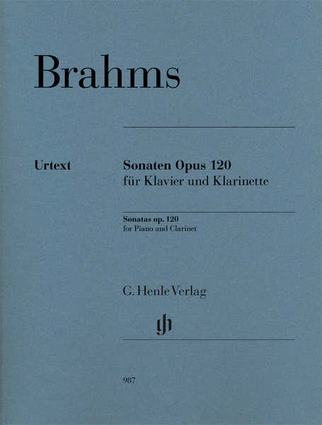 Brahms J. - Klarinettensonaten Op.120 - Clarinette & Piano