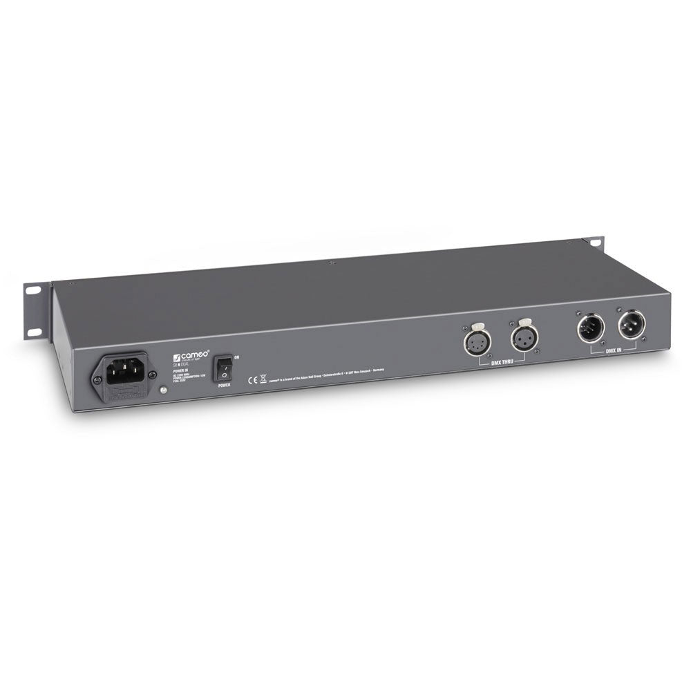SB 6 DUAL - DMX-SPLITTER-BOOSTER mit 6 KANLEN (3-PUNKT-XLR UND 5-PUNKT-XLR)