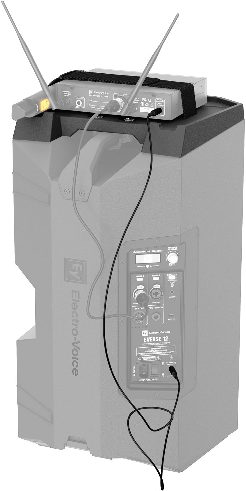 Everse 12 Ablage schwarz
