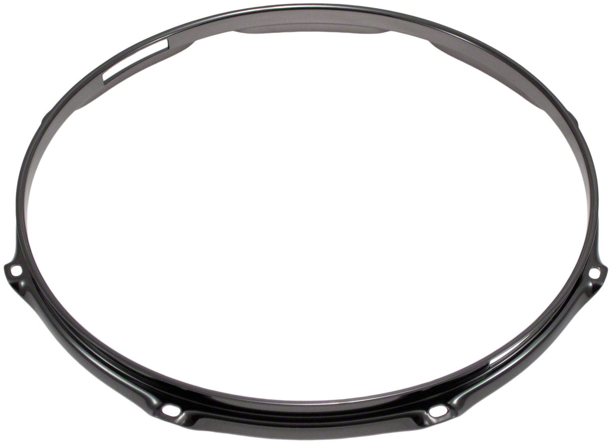 H30-13-8S-BK - 13" Spannreifen Snareunterseite 8-Loch Schwarze Super dreifache Flansch 3.0mm