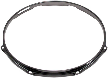 H30-13-8S-BK - 13" Spannreifen Snareunterseite 8-Loch Schwarze Super dreifache Flansch 3.0mm
